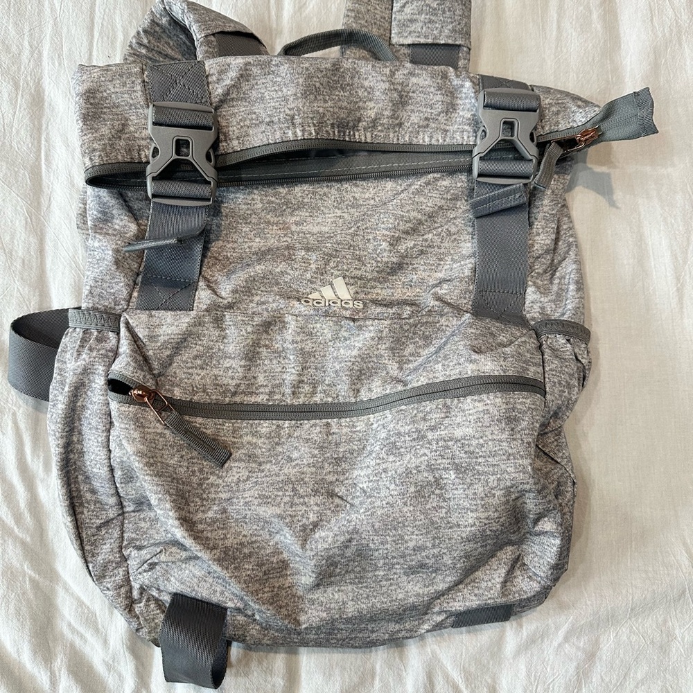 Adidas Gray Gym Backpack